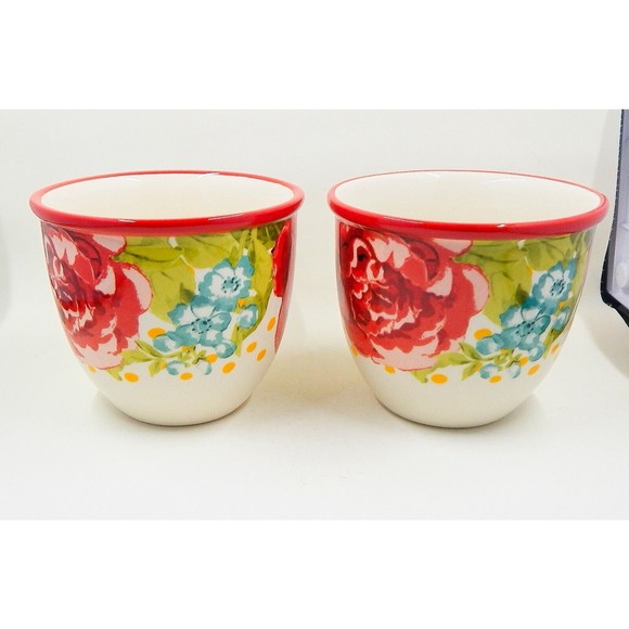 The Pioneer Woman Blossom Jubilee Coffee Cup Mug Latte Stoneware 16 Oz Set of 2 - Picture 2 of 12